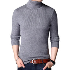 Men Knitted Cashmere Woolen Turtleneck Sweaters