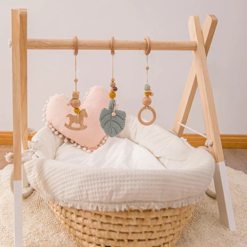 Baby Classic Wooden Teether Activity Gym