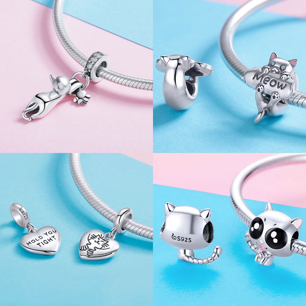 Sterling Silver 925 Sporty Animal Charms