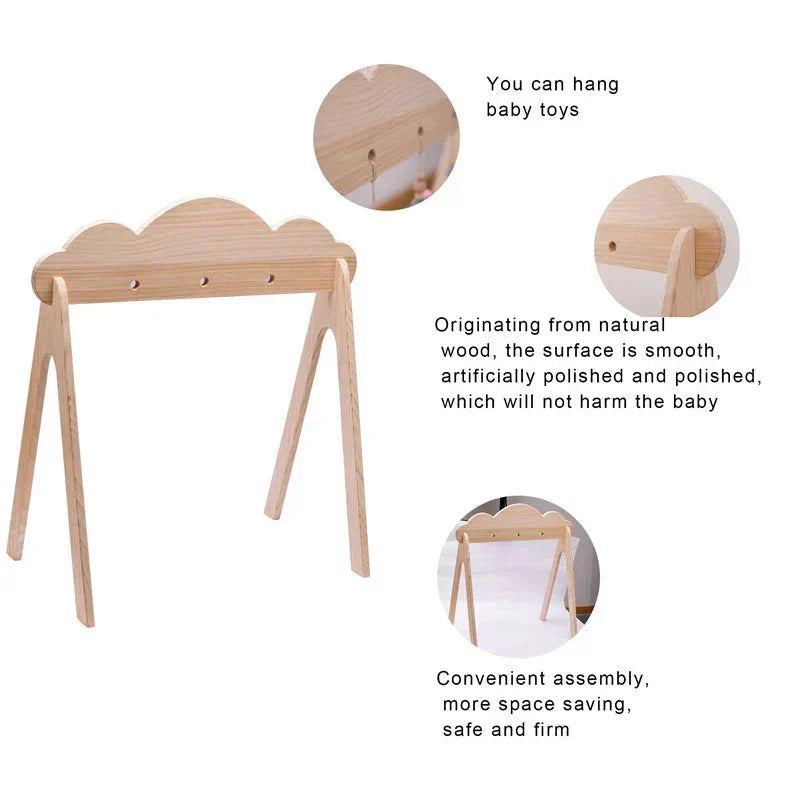 Baby Classic Wooden Teether Activity Gym