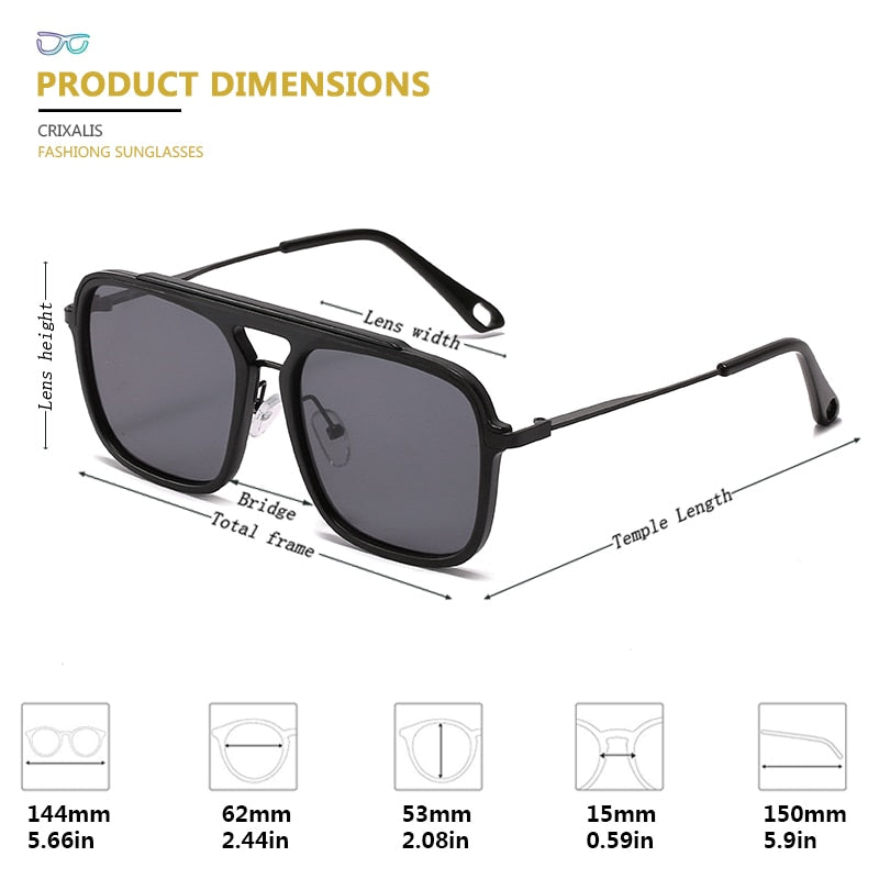 Men Retro Anti Glare Vintage Sunglasses UV400