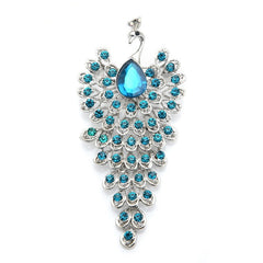 Women Accessories Rhinestone Peacock Brooch Pins