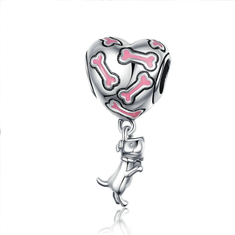 Sterling Silver 925 Heart Charm Pendant