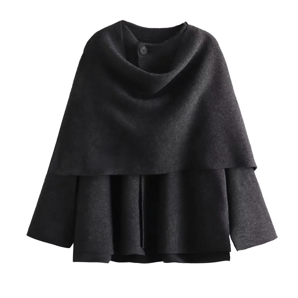 Women Casual Knit Shawl Scarf Shirt