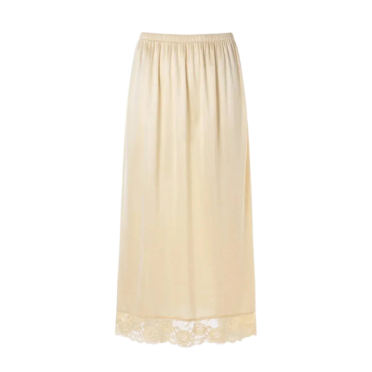 Women Basic Anti-Glare Lace Inner Half Slip