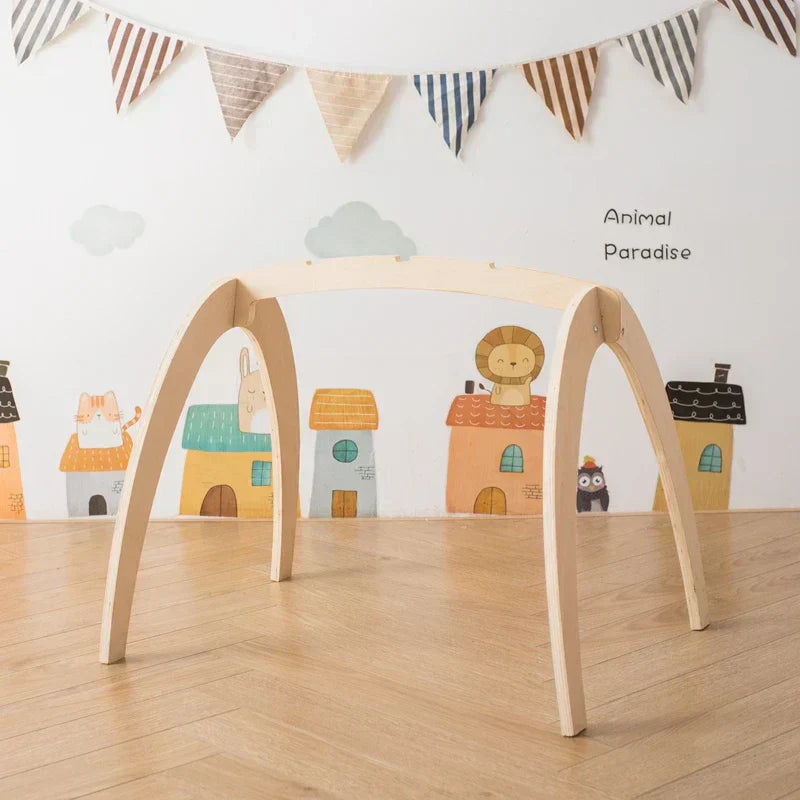 Baby Newborn Wooden Triangle Gym Frame