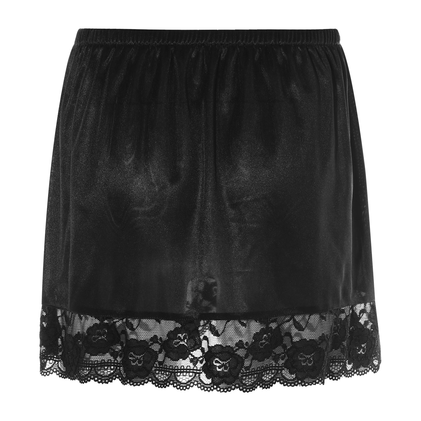 Women Basic Anti-Glare Lace Inner Half Slip