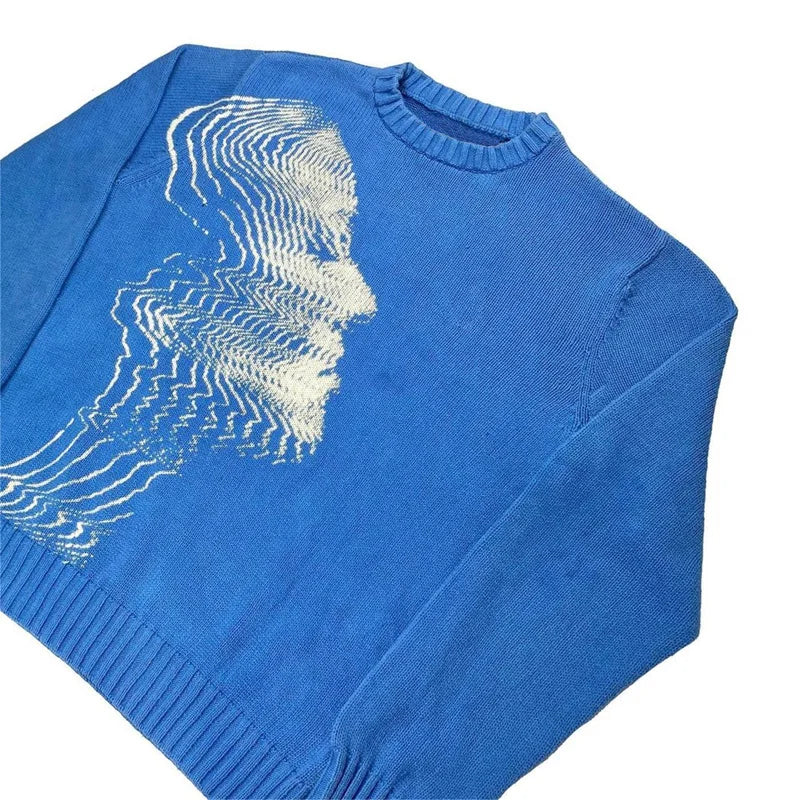 Men Winter Knitted Cotton Pullover Sweater
