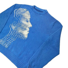 Men Winter Knitted Cotton Pullover Sweater