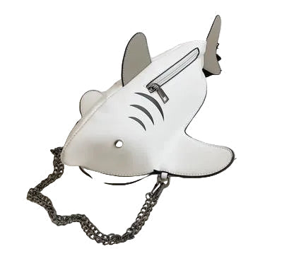 Dazzling Novel Big Shark Design Women Purse and Handbag