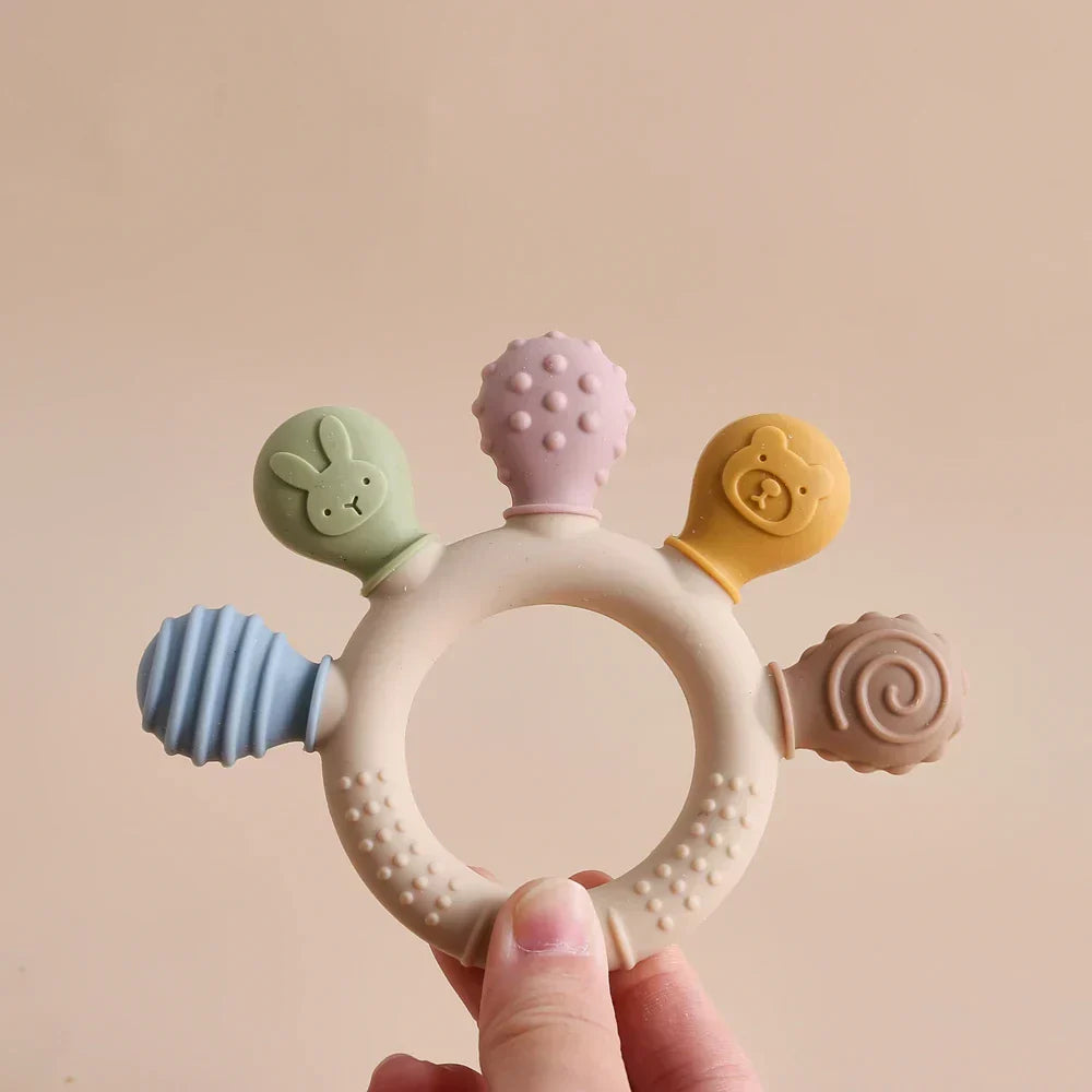 Baby Silicone Animal Soothing Teether Accessories