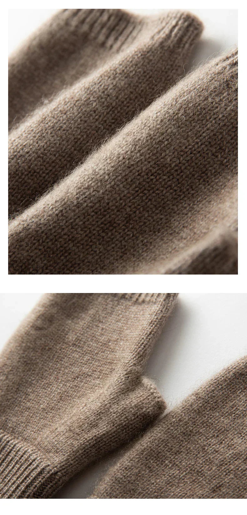 Women 100% Cashmere Knitted Fingerless Thermal Gloves
