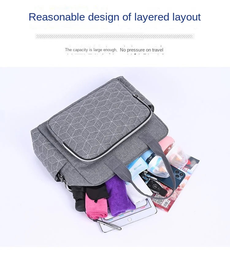 Kids Waterproof Travel Baby Diaper Shoulder Bags