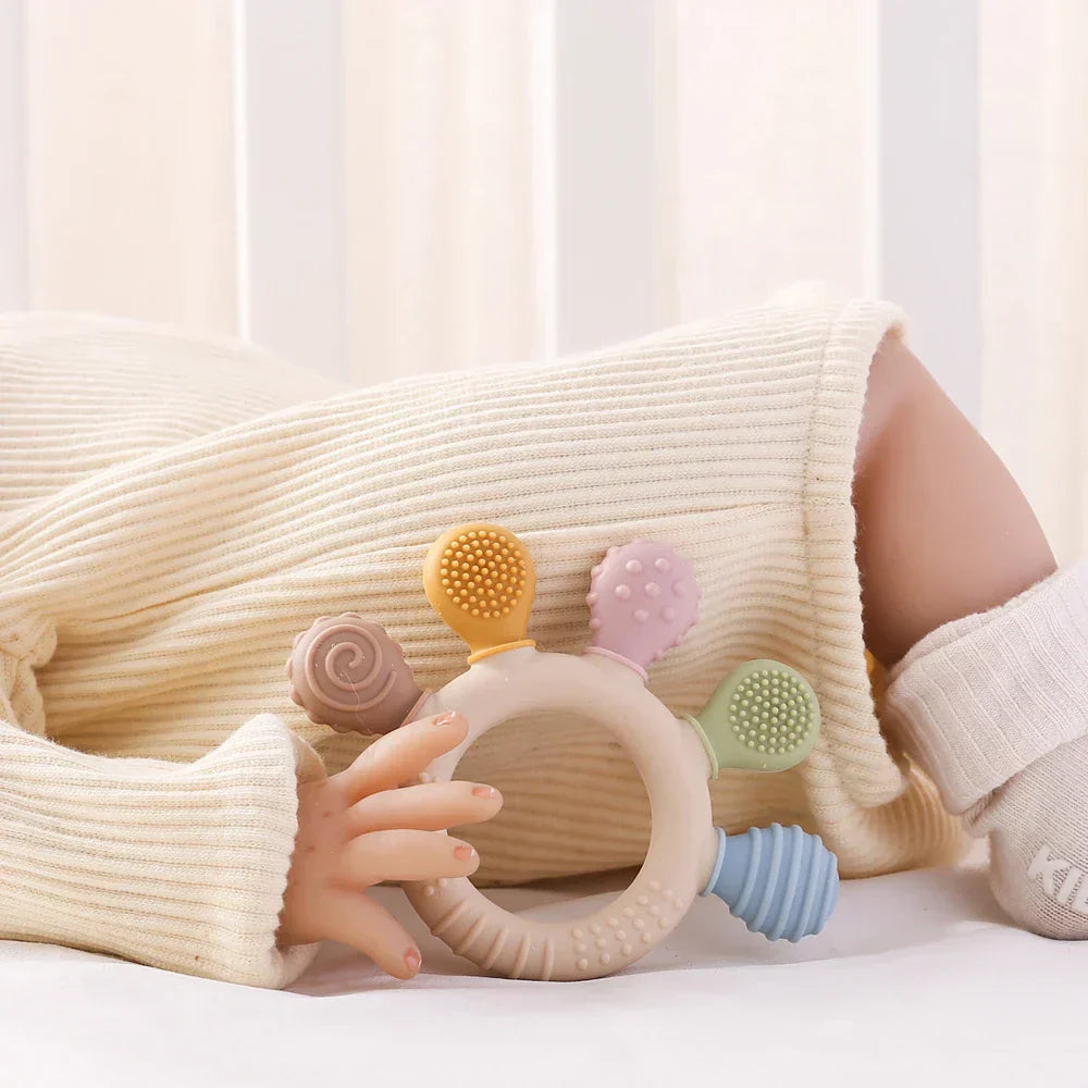 Baby Silicone Animal Soothing Teether Accessories