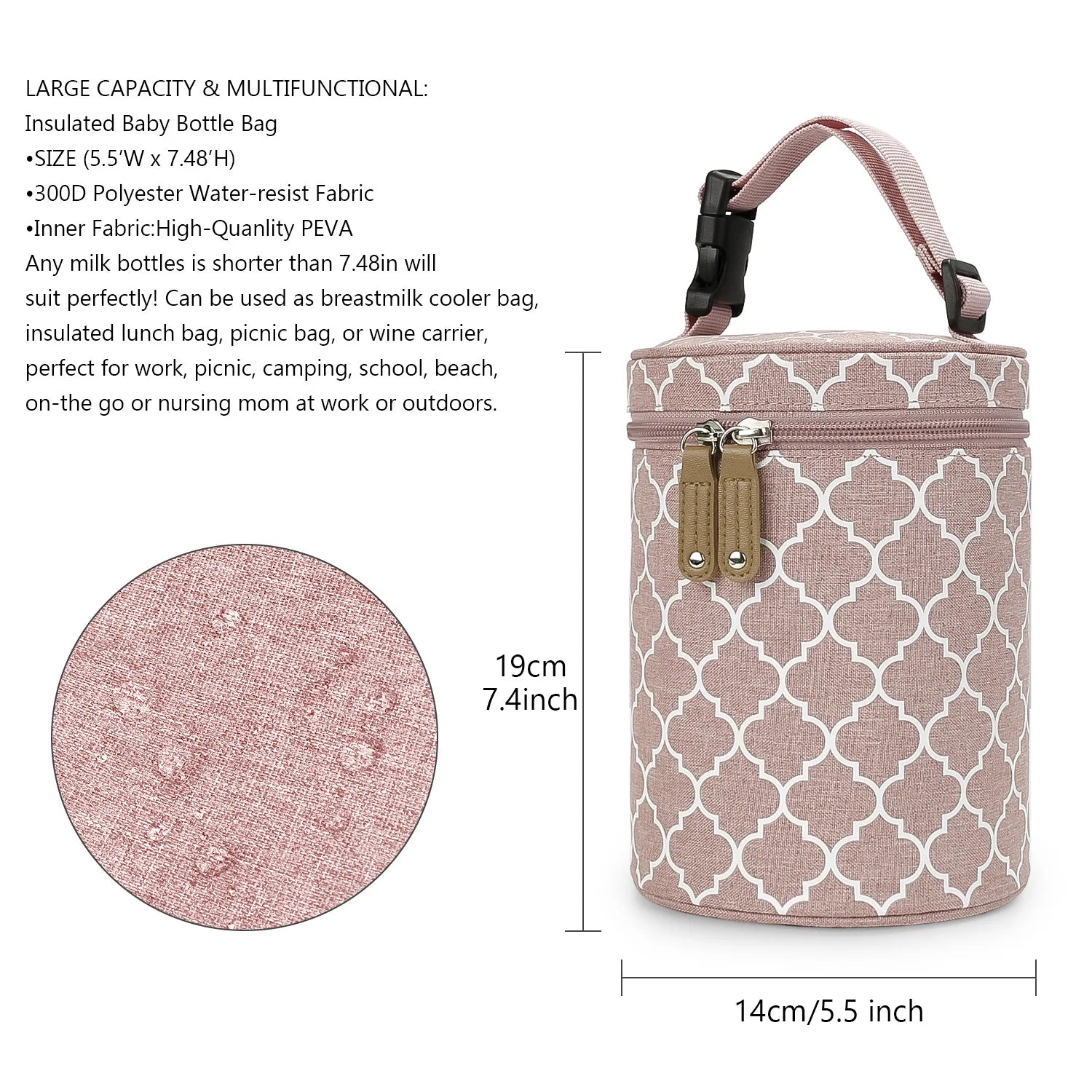 Baby Infant Insulation Feeding Thermal Warmer Bag