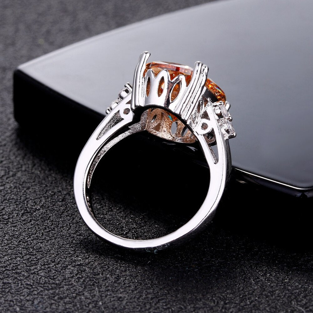 Accessories Women Champagne Natural Stone Rings