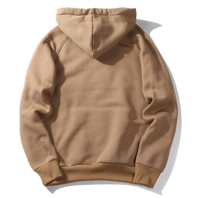Men Fleece Warm Hoodie Sweater