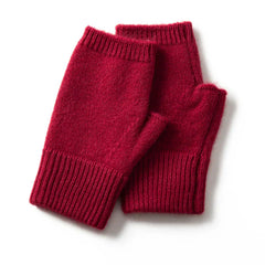 Women 100% Cashmere Knitted Fingerless Thermal Gloves