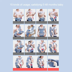 Kangaroo Shoulder Swaddle Sling Infant Kid Wrap Ergonomic Backpack Hipseat