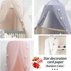 Kids Infants Bed Crib Mosquito Canopy 7 Pieces