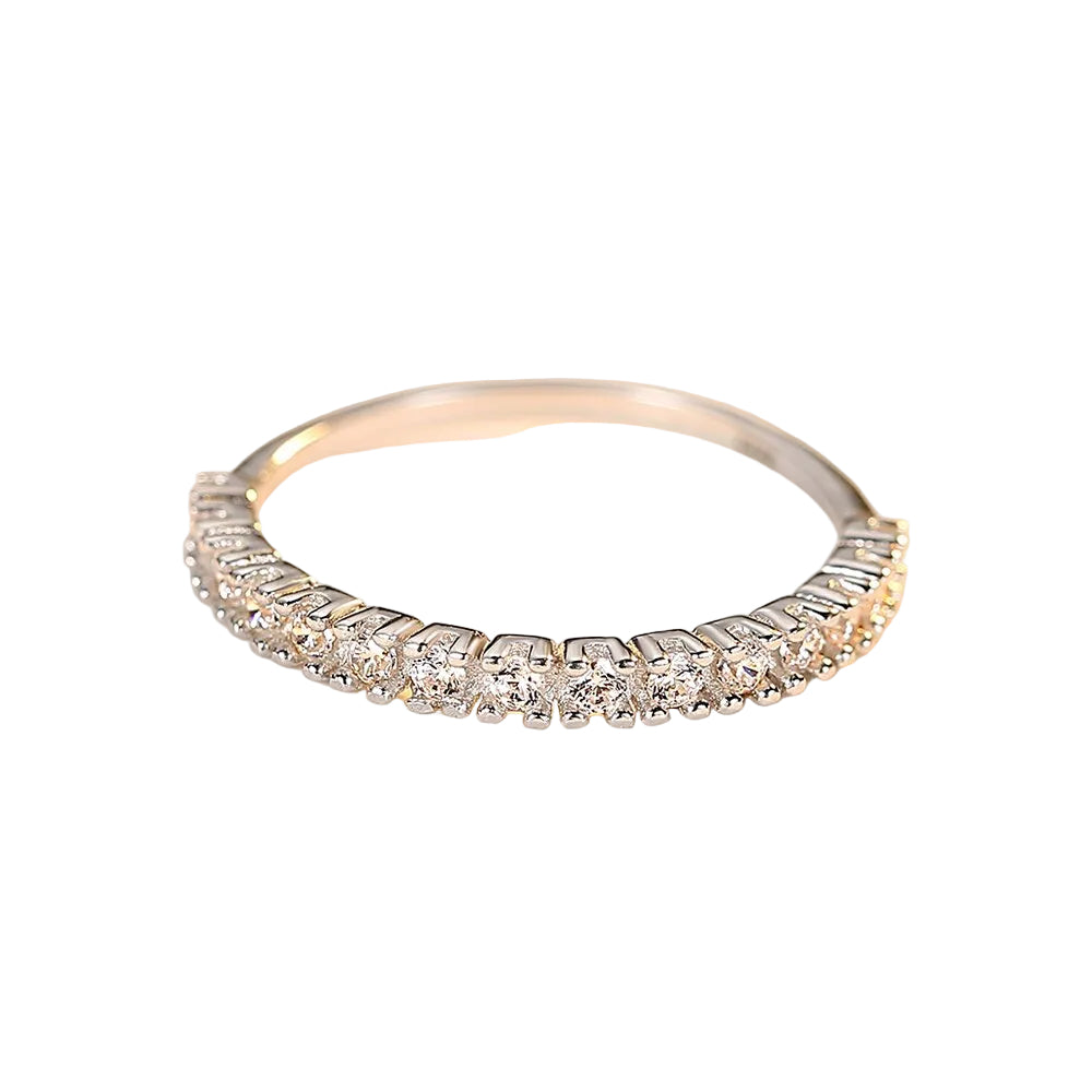 Sterling Silver 925 Cubic Zirconia Band Rings
