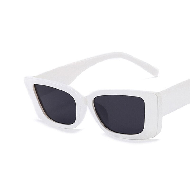 Accessories Women Vintage Retro Rectangle Sunglasses