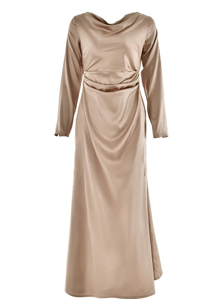 Women Bodycon Long Sleeve Evening Dress