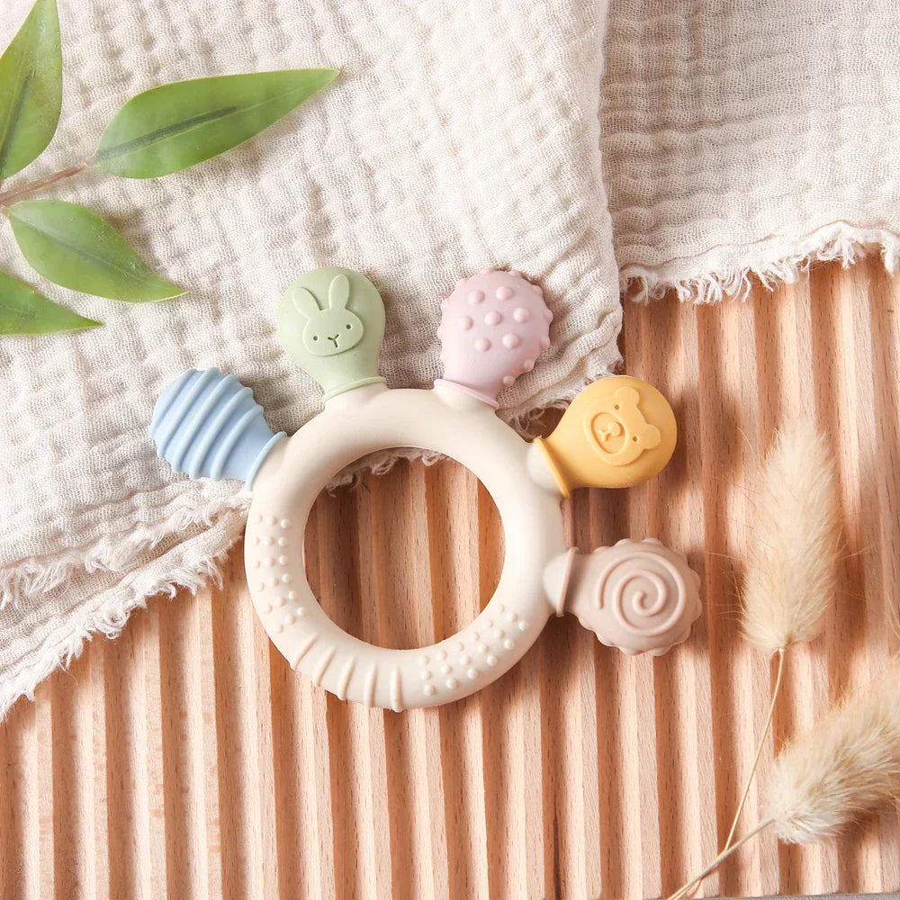Baby Silicone Animal Soothing Teether Accessories