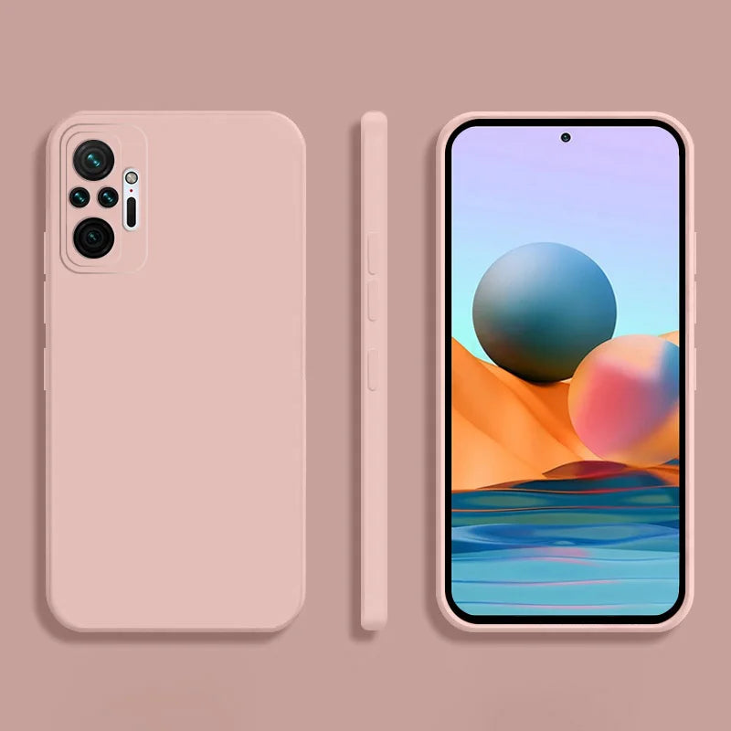 Accessories Xiaomi Redmi Note 10 Pro Max 10S Original Matte Silicone Soft Case