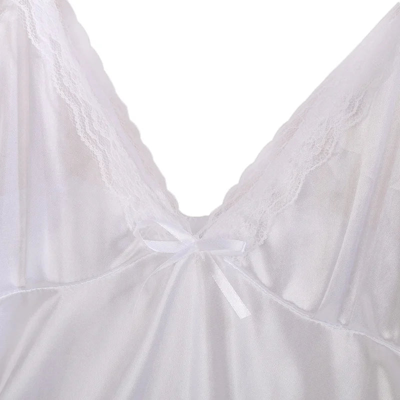 Women Casual V-neck Comfortable Nightdress