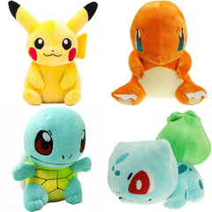 Kids Anime Pokemon Series Plush Toys Pikachu Stuffed Snorlax Gengar Charizard