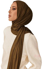 Accessories Women Cotton Jersey Hijab Soft Scarf