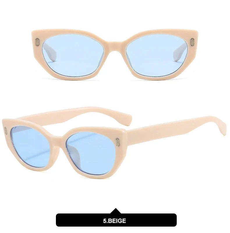 Women Retro Vintage Cat Eye Sunglasses UV400
