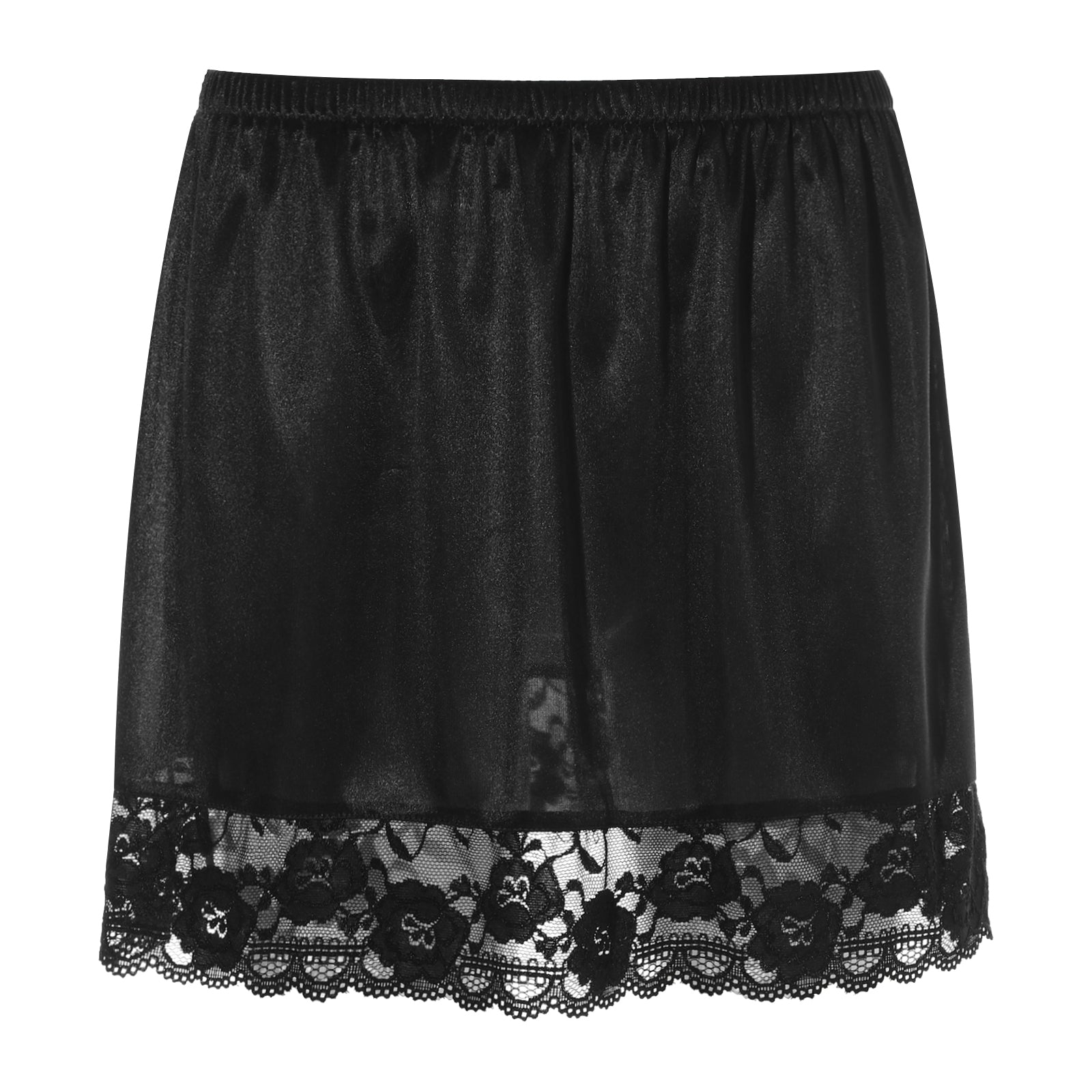 Women Basic Anti-Glare Lace Inner Half Slip