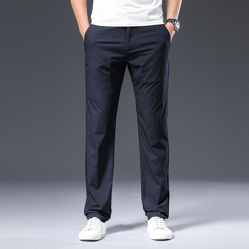 Mens Casual Straight Loose Breathable Pants