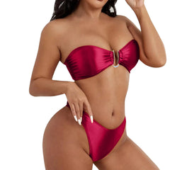 Women Brazilian Bandeau Swimsuit