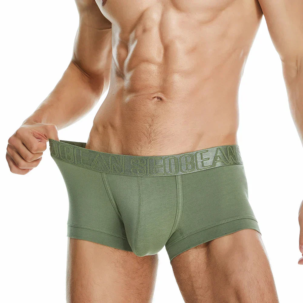 Men Underwear Breathable Cotton Boxer Shorts