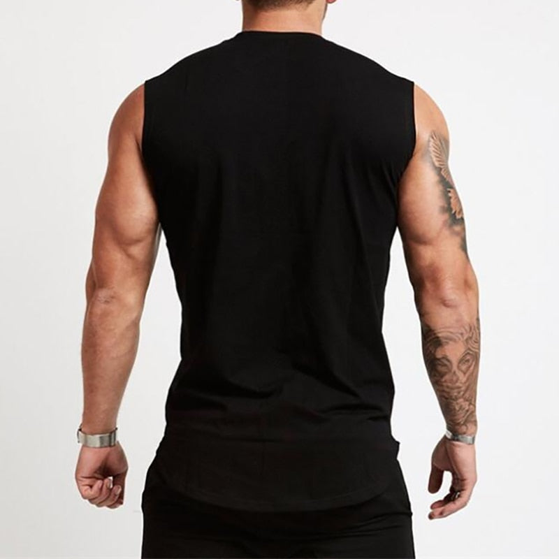Mens Activewear Cotton Sleeveless Tank Tops