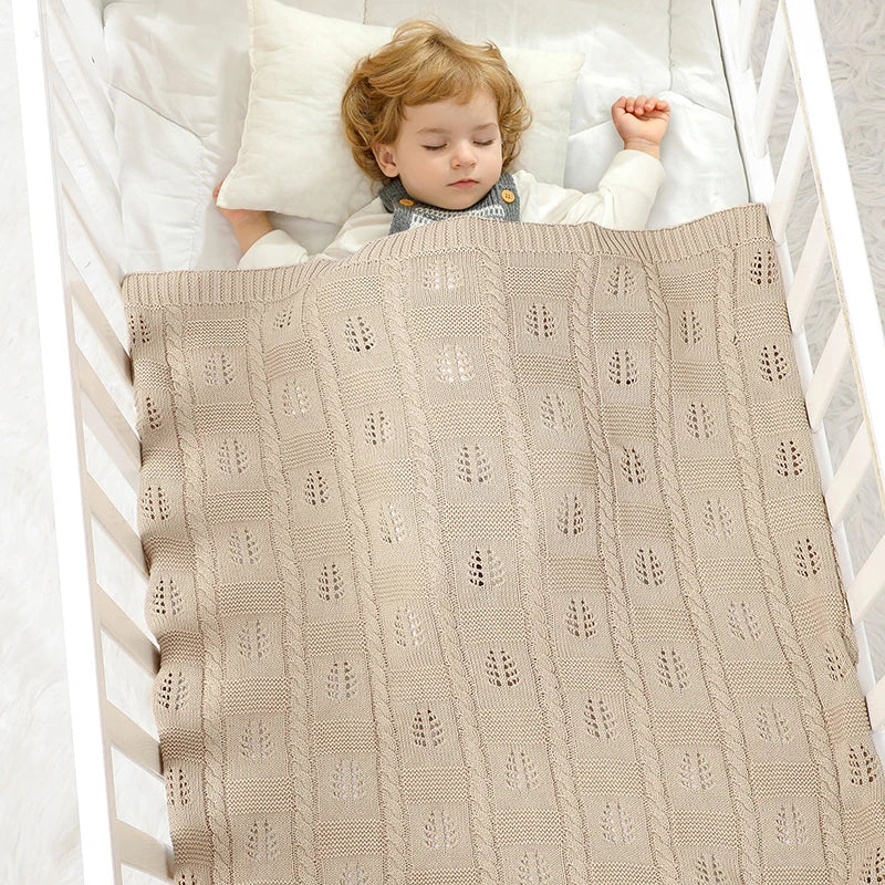 Baby Newborn Swaddle Wrap Knit Blankets