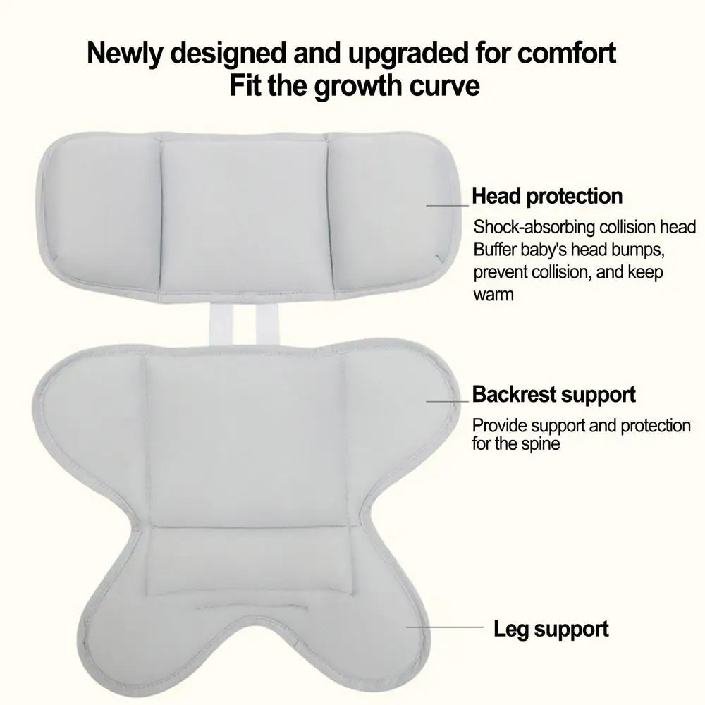 Baby Head Support For Car Seat + Strollers Extra Soft Head Support Pillow
