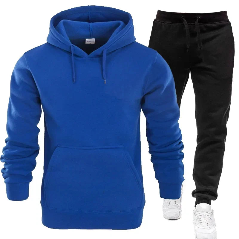 Unisex Fitness Jogger Hoodies and SweatPants Tracksuits