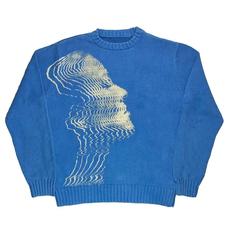 Men Winter Knitted Cotton Pullover Sweater