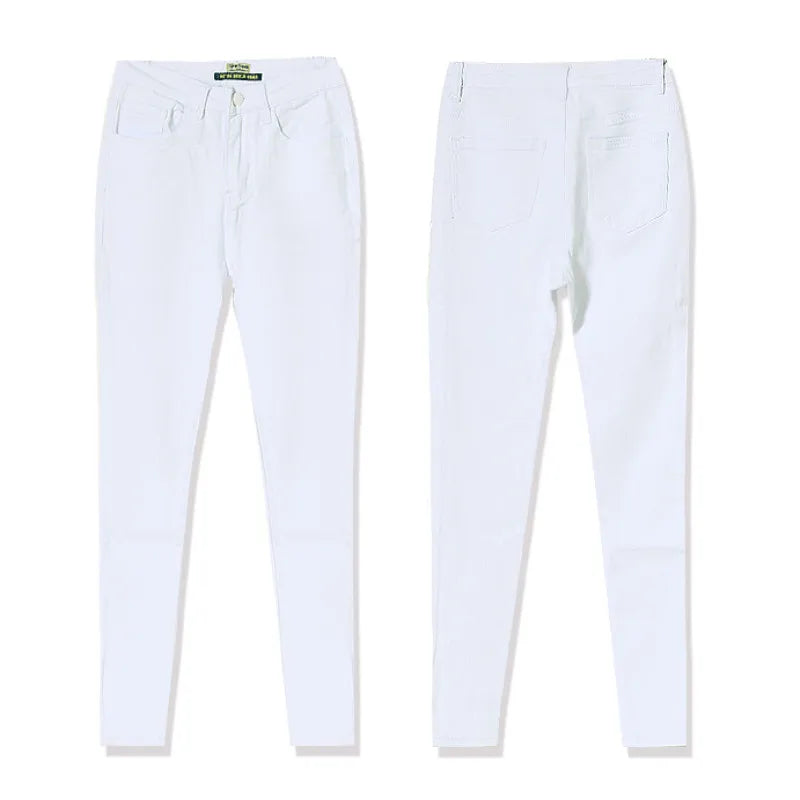 Women Casual High Waist Jeans