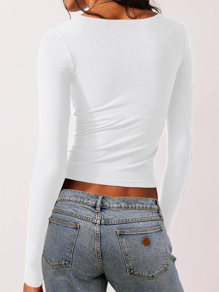 Women Casual Pullover Long Sleeve Pullovers