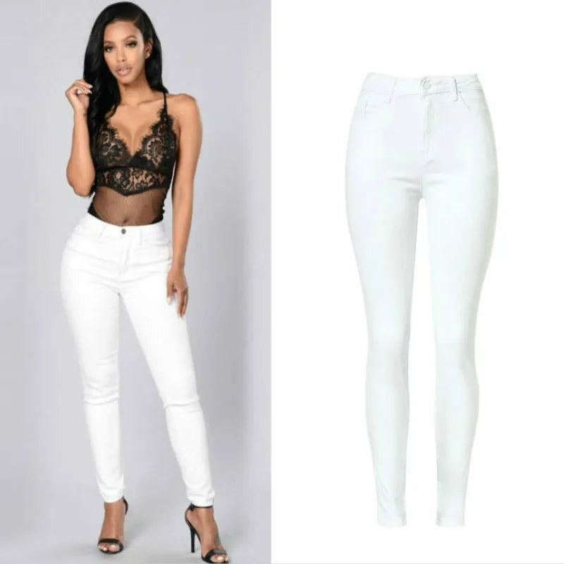 Women Casual High Waist Jeans