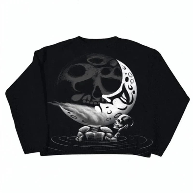 Women Anime Knit Vintage Cashmere Sweater