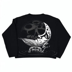 Women Anime Knit Vintage Cashmere Sweater