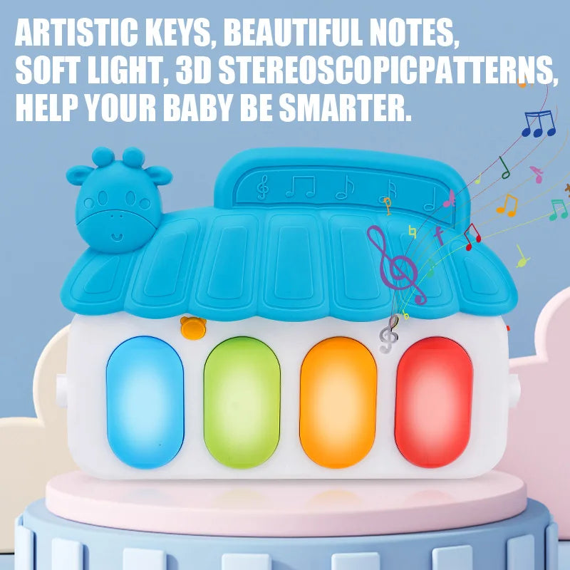 Baby Newborn Toddler Pedal Piano Musical Fitness Gym Play Mat