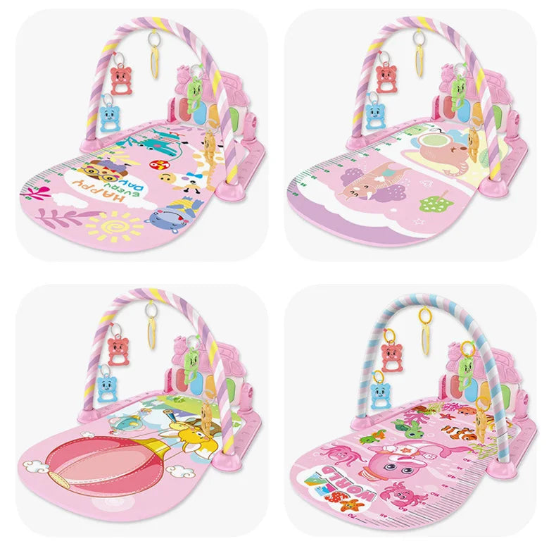 Baby Newborn Toddler Pedal Piano Musical Fitness Gym Play Mat