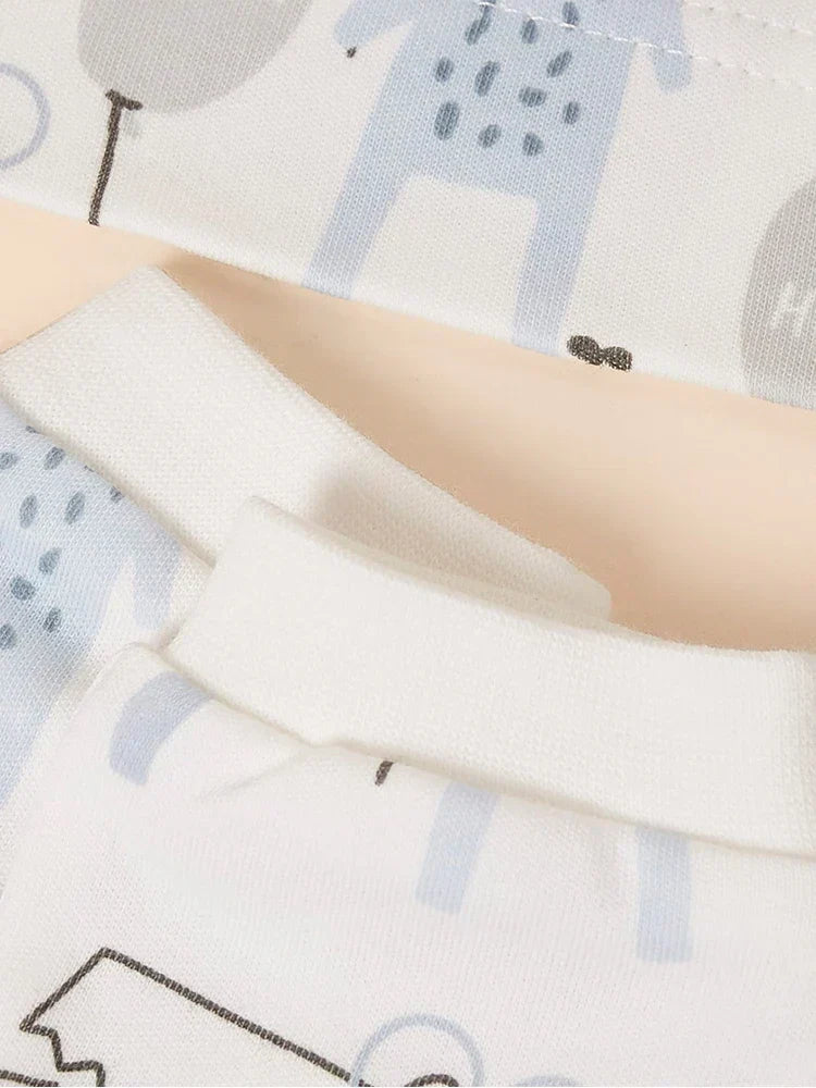 Newborn Baby Cotton Beanies Hat and Mittens Set